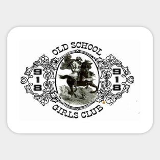 OldSchoolGirlsClub2 Sticker